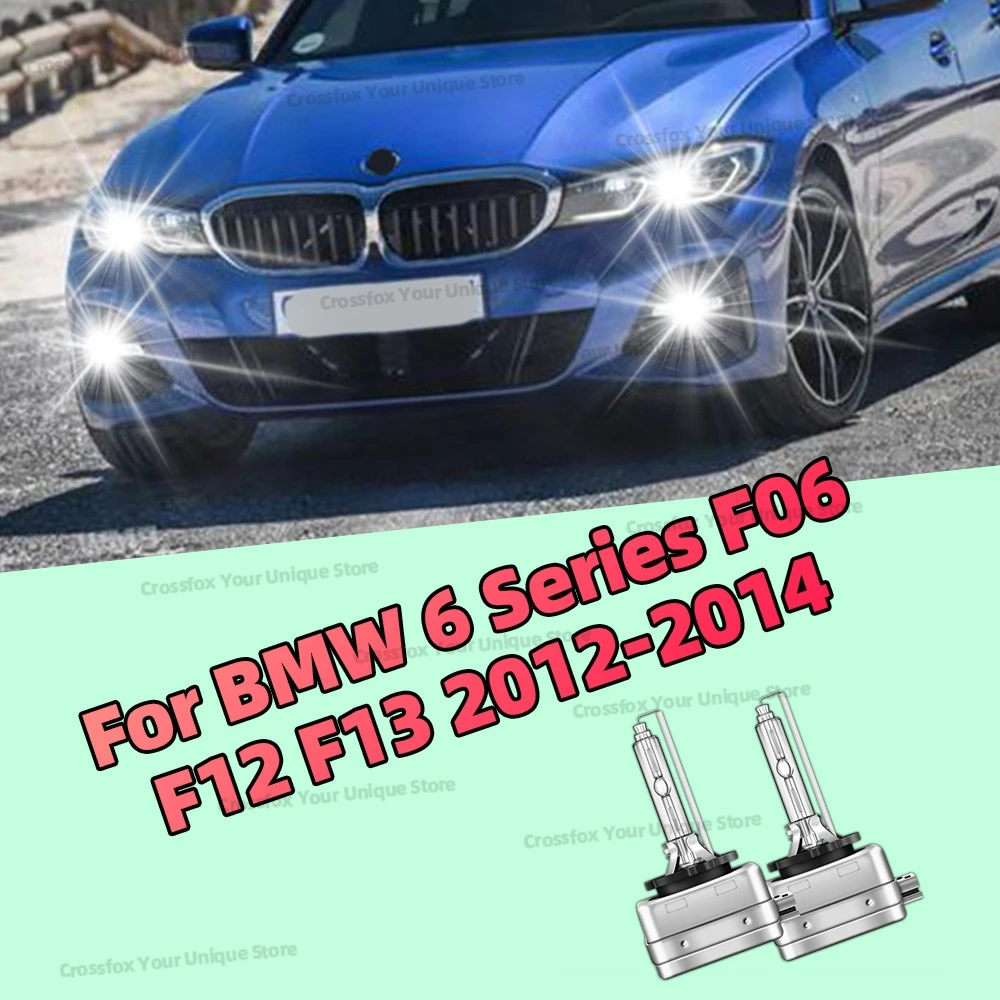 

2x 6000K 8000K 10000K HID Xenon D1S For BMW 6 Series F06 F12 F13 2012 2013 2014 Head Lamp Headlights 35W 12V DC Accessories