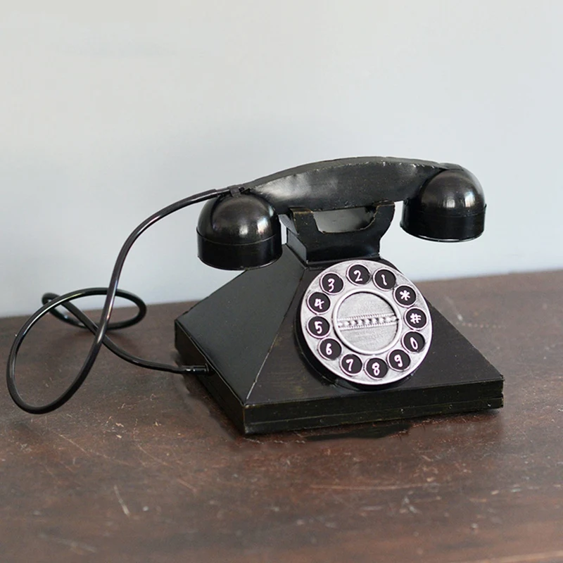 Vintagetelephone Landline Retro Old Style Telephone Exquisite Workmanship Desktop Ornament Craft For Home Hotel Office