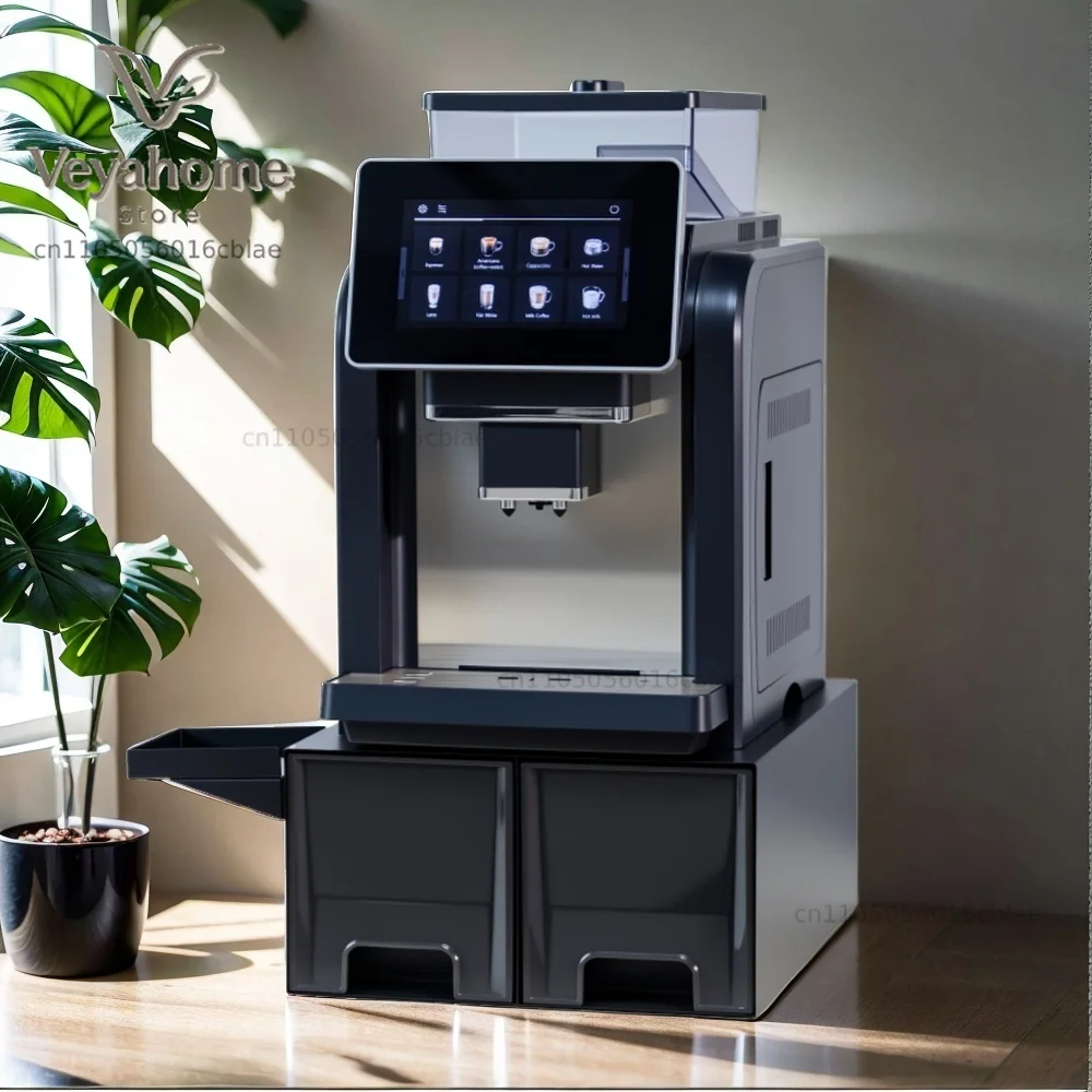 CE Electric Commercial Coffee Machine 19 Bar Espresso Machine Fully-Automatic Espresso Maker With Bean Grinder and Milk Frother - view 2