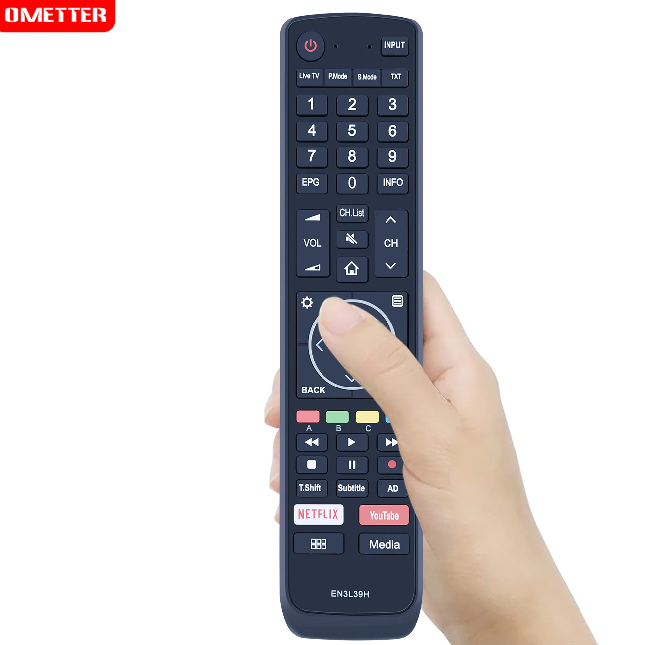 EN3L39H Asli Baru untuk Hisense Smart LCD LED TV Remote Control NETFLIX YouTube