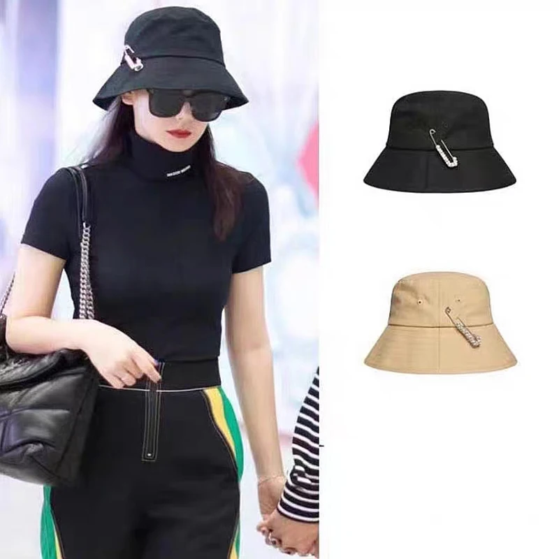 Women Large Size 57-60cm 60-63cm Men\'s  Bucket Hat Big Head Fisherman Black Beige Cotton Panama Cap Visor Basin Cap Beach Hat