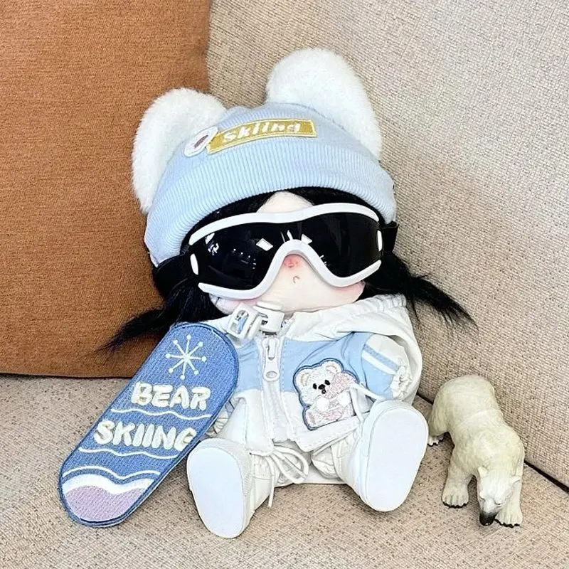 

Only Goggles And Earphones 20Cm 30cm Dress-Up Cotton Doll Goggles Headset Doll Glasses Accessories Children'S Adult Diy Gift