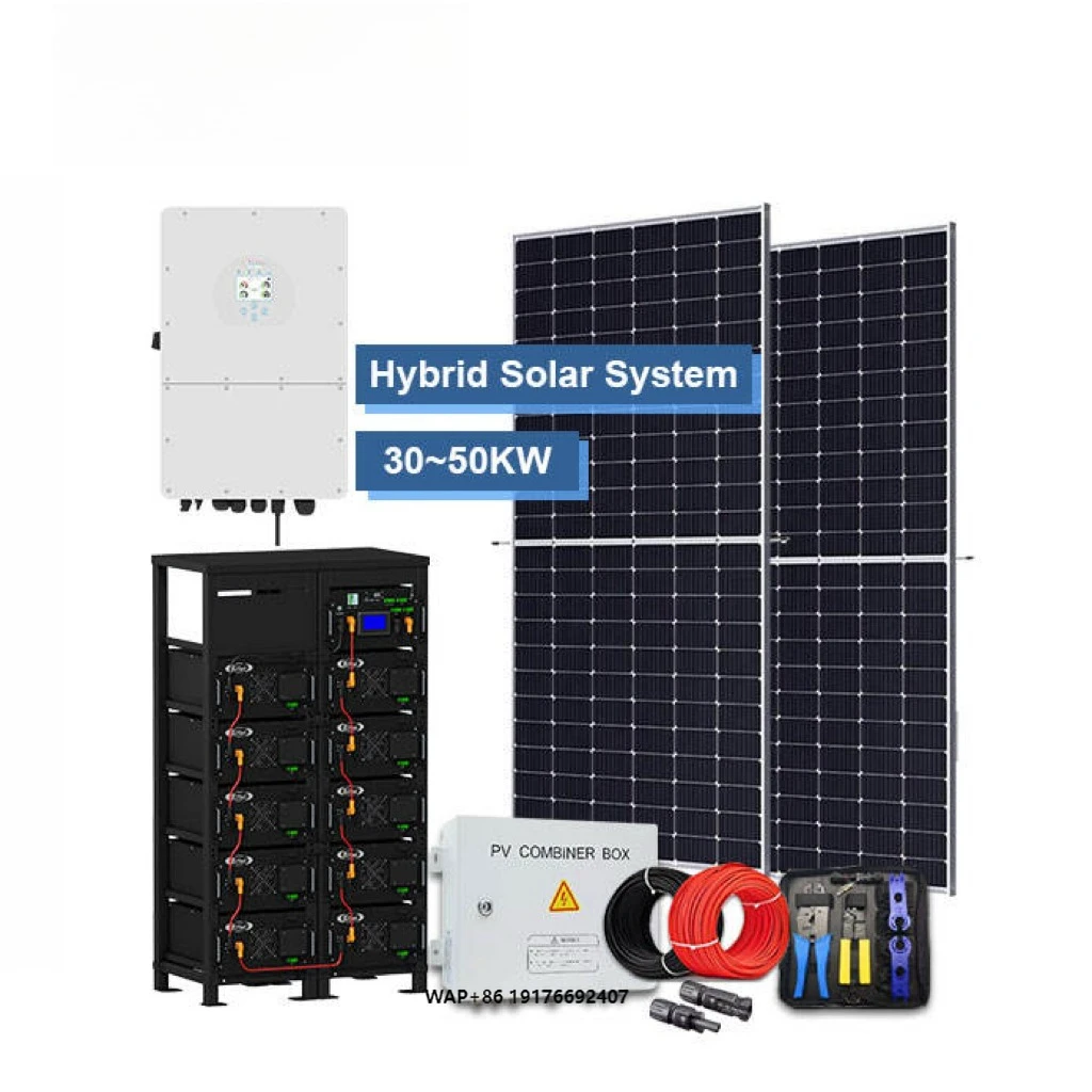 Complete Set 30Kw 50Kw 100Kw 3 Phase 'MPPT Lithium Ion off Grid Solar Power Hybrid Solar Energy Storage System