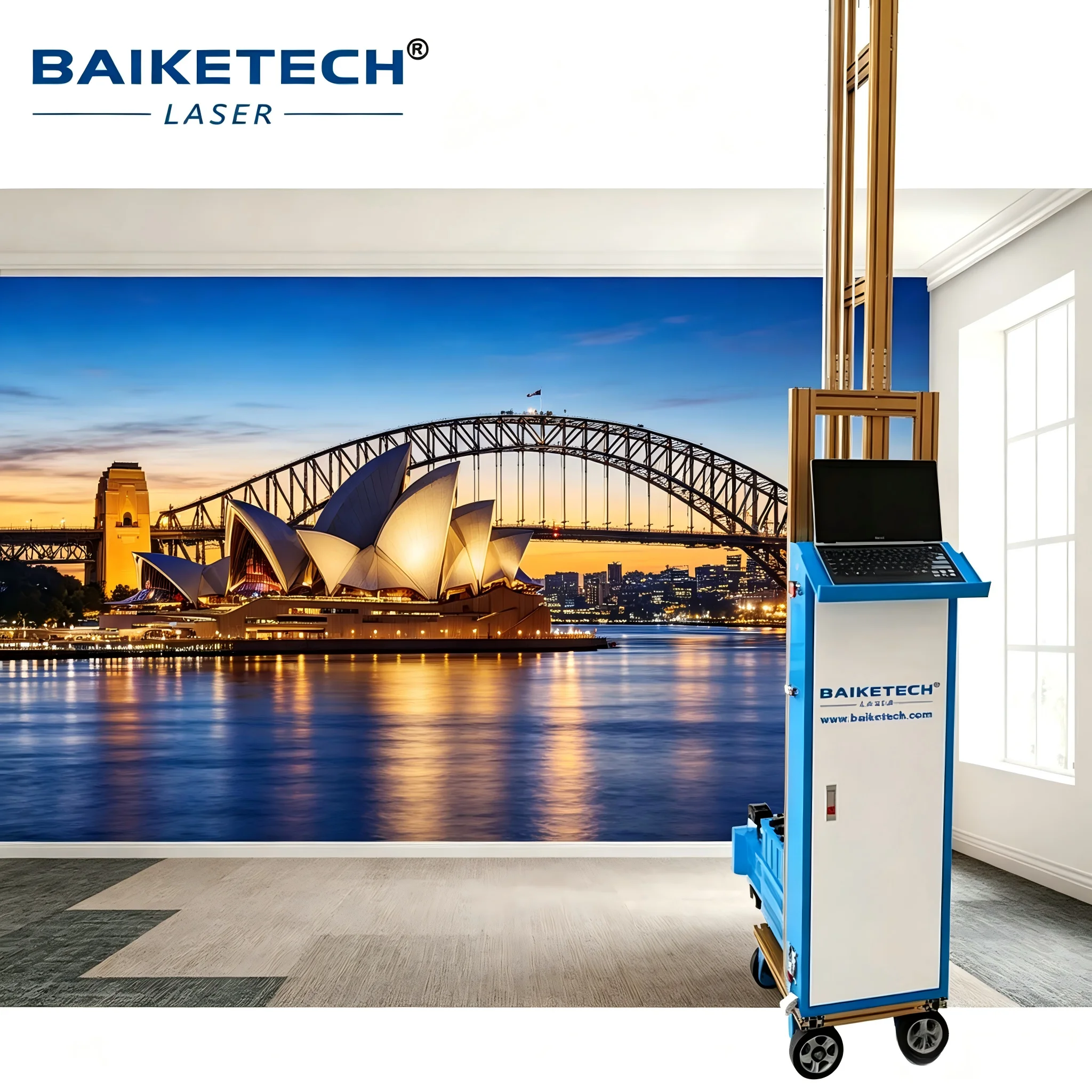 TH-UP200TQ Wall Printer, Dual DX10 Heads Enable Fast Design Changes & Custom Murals, Perfect for Boutique Shops & Hotels