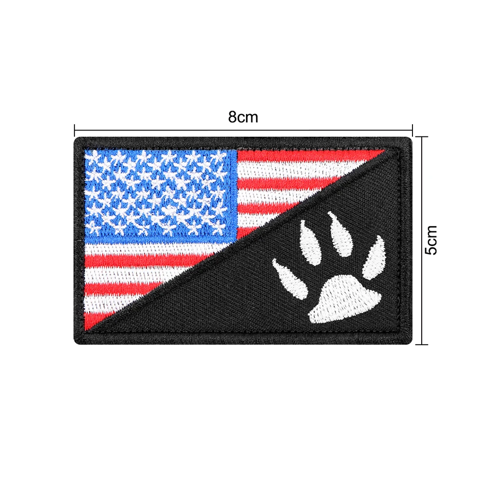 1-teiliges taktisches Patch-Bundle für Hundegeschirr, Halsband, Weste, personalisierte Patches, Tags, Aufkleber, Etikett, individueller Name, ID, Service, Hund – Detail 17
