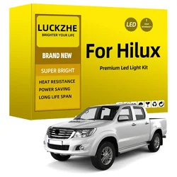 LED Interior Light Bulb Kit For Toyota Hilux 1972-2015 2016 2017 2018 2019 2020 2021 Car Map Dome Trunk Lamp Canbus Error Free
