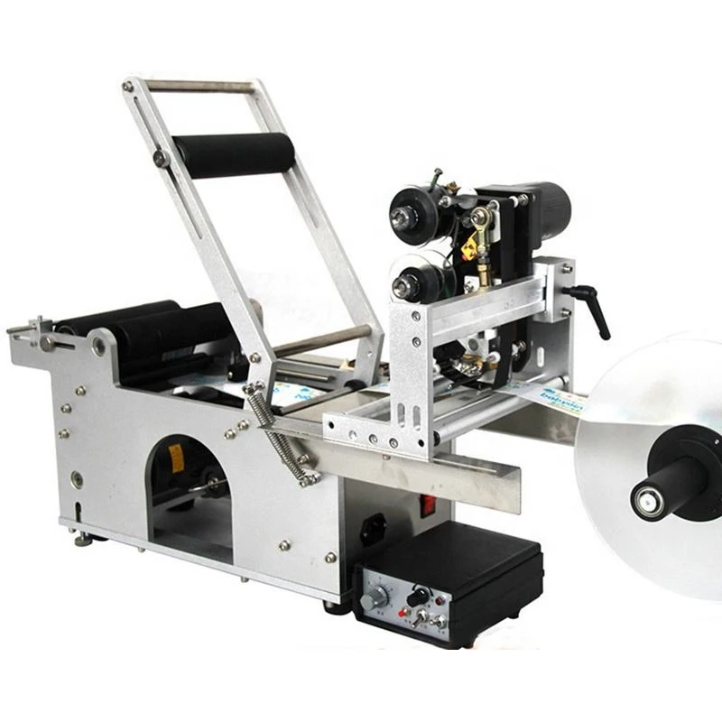 

PBOBP Newest Hot Selling Best Price Semi-automatic Round Bottle Labeling Machine With Code Printer