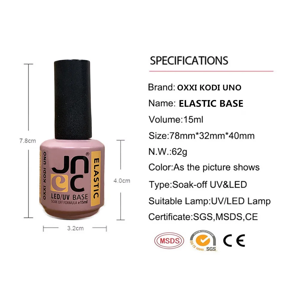 15Ml Top Base 2 In 1 Uv Led Gel Lak Nail Art Primer Voor Nagels Rubber Top Base Coat gel Nagellak Voor Nagel Uitbreiding