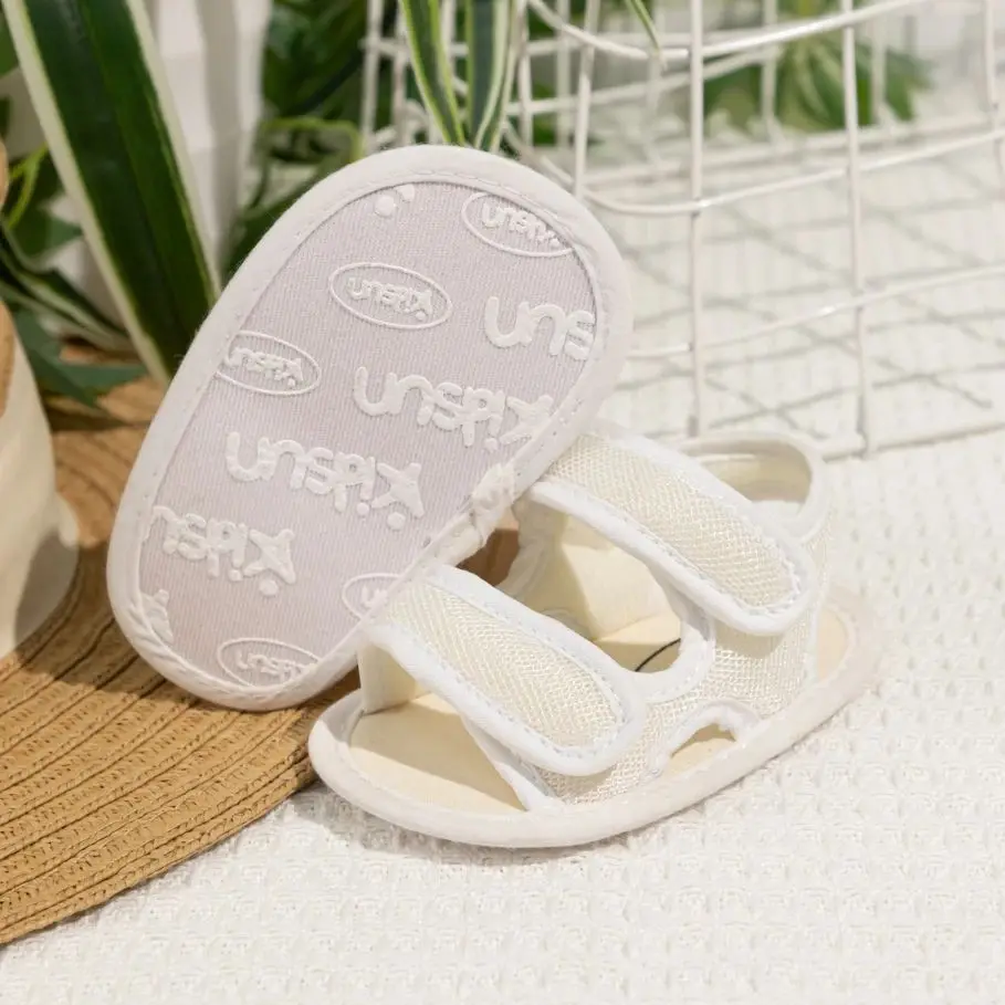 KIDSUN Infant Baby Boy Girl Sandals Newborn Breathable Open Toe Anti Slip First Walker Shoes Summer Outdoor Party Beach Sandals