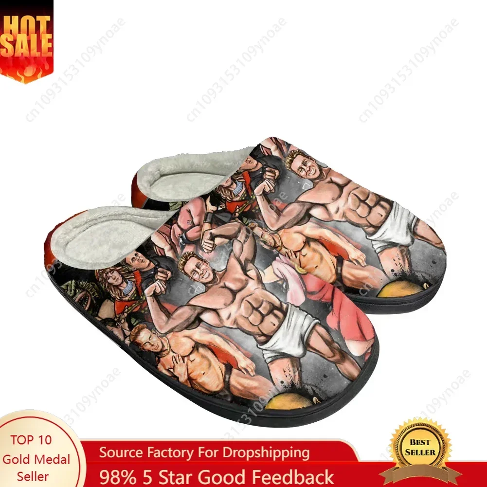 

Hot Billy Herrington Fashion Cotton Slippers Mens Womens Sandals Plush Casual Keep Warm Shoes Thermal Comfortable Slipper