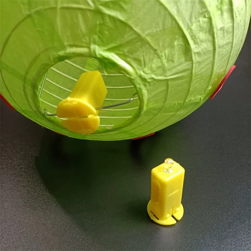 30 قطعة فانوس ورقي Led محمول ضوء إلكتروني طاقة البطارية فتائل صفراء مصباح عيد ميلاد حفل زفاف مهرجان الديكور