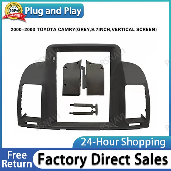 For 2000-2003 TOYOTA CAMRY Car Radio Fascias Android GPS MP5 Stereo Player 2 Din Head Unit Panel Dash Frame Tesla screen