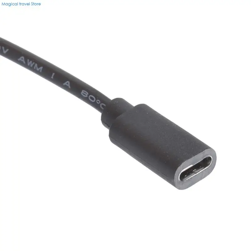 N2UB 5V USB C Female to 4.0x1.7mm Male Power Cord Switching Control for Light Fan