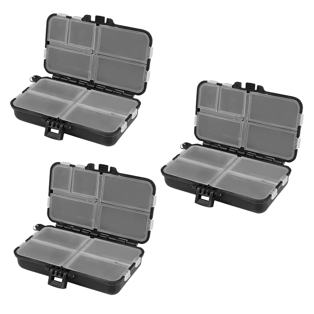 

3 Pcs Durable Portable Bait Container Lure Storage Organizer Fishing Organizer Lures Storage Box Case Boxes