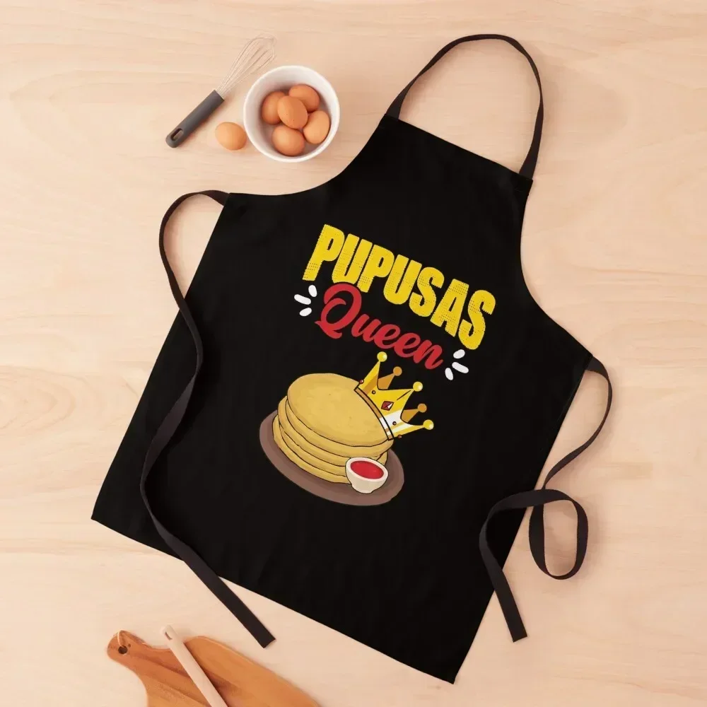 

Awesome Pupusas Salvadorian Food An El Salvador Pupusa Queen Apron New year's chefs Household Items Kitchen cook wear Apron