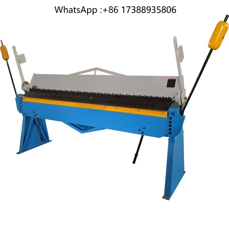 Hand Folder Manual Sheet Metal Box Pan Brake for Stainless Steel & Aluminum Construction Use Easy Operation