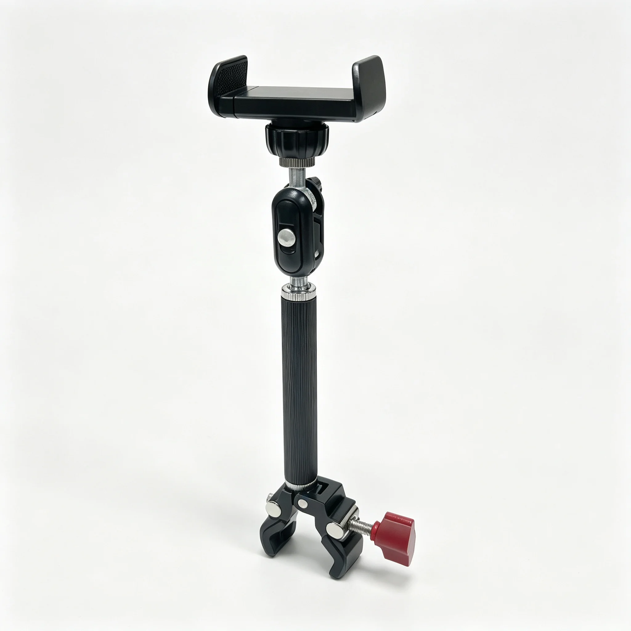 AliExpress NONE Aluminum Alloy Phone Mount with Crab Clamp & Ball Head – Universal 1/4-20 Thread for Motorcycle  E-Bike Outdoor Live Streaming
