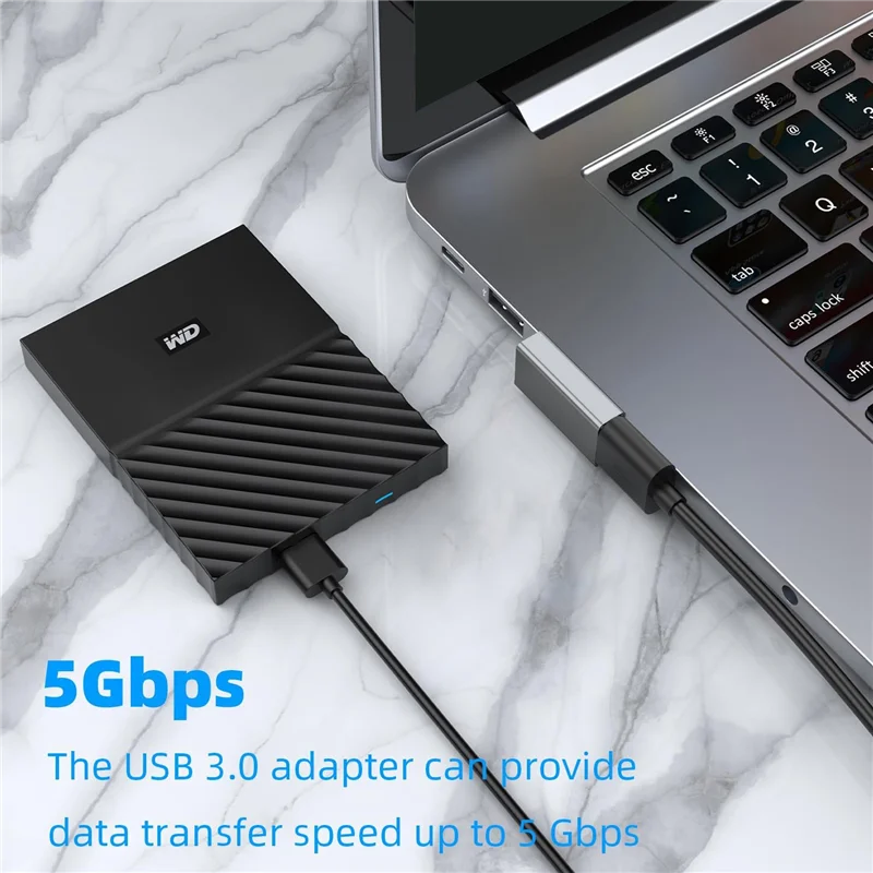 

New-4PCS USB 3.0 Adapter Up And Down Angle, Left And Right Angle USB A Male To Female Converter Extender For PC, Laptop