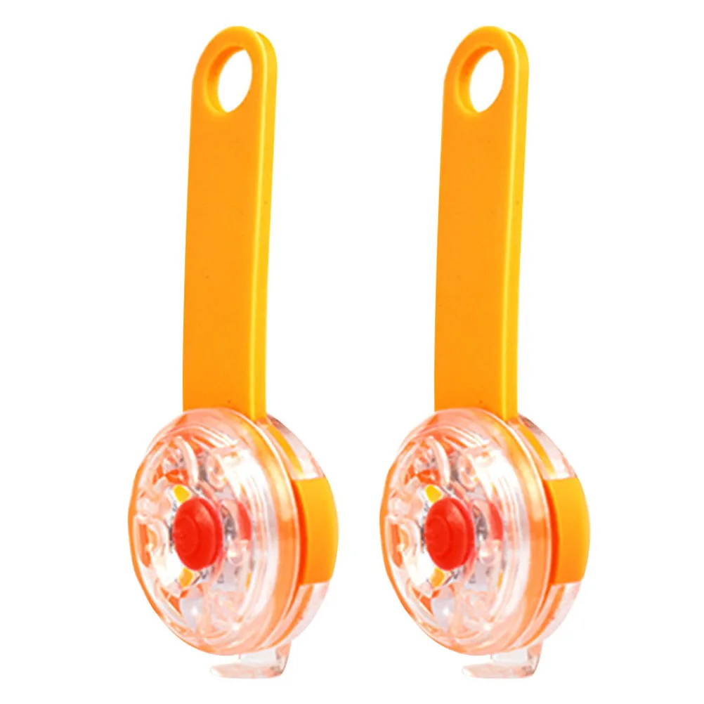 

2Pcs Dog Safety Pendant Glow Night Light for Collar Anti-Lost Waterproof Pet Hanging Adorn for Evening Walks Dog Collar Light