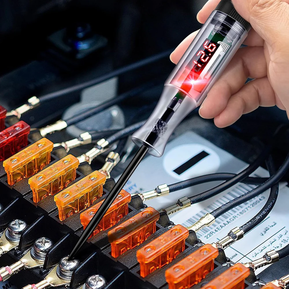 6V/12V/24V Auto-Schaltung tester Premium-Test Lichts onde Stift Glühbirne Diagnose werkzeug LKW Spannungs kreis tester Autore paratur – Detail 18