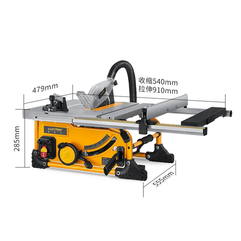 8-Inch Dust-Free Wood Cutting Machine 80 teeth Circular Saw 1500W Desktop Portable woodworking Sliding Table Saw M1H-ZP3-210