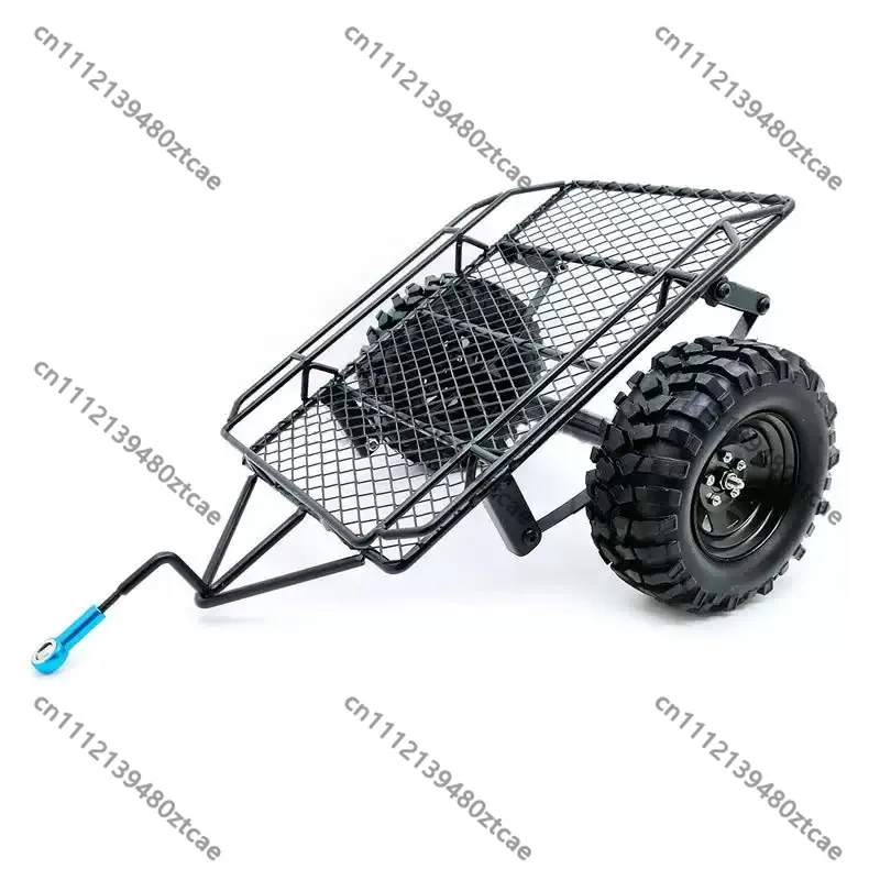 1 10 RC Crawler Vehicle Metal Trailer Box DIY Simulation Cargo Tray Off Road Model Car Replacement Mod Hardware