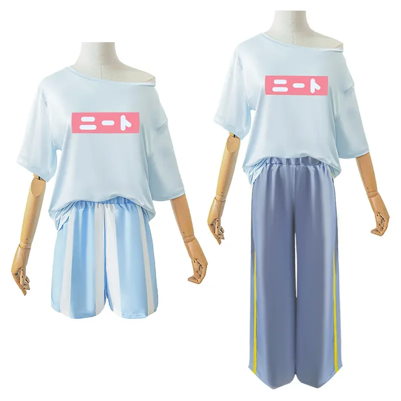 Oyama Mahiro Pajamas Anime I'm Now Your Sister Cosplay Costume Women School Uniform Cute Skirt Short Sleeve Pants Set Halloween