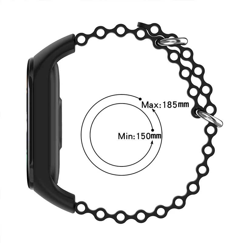 Correia para Xiaomi Mi Band 7 6 5 4 3 Pulseira Inteligente Esporte Substituição de Pulso Macio Silicone Ocean Strap Para Mi banda 5 7 8 Pulseira