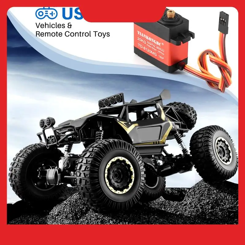 TIANKONGRC Td-8120Mg เกียร์โลหะกันน้ํา Digital Servo 20Kg แรงบิดสูง 180 มุมสําหรับ Rc รีโมทคอนโทรลรถรุ่นรถ