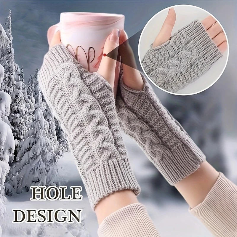 Fingerless Gloves for Women, W - Fingerless Glove Knit ulasan dan harga
