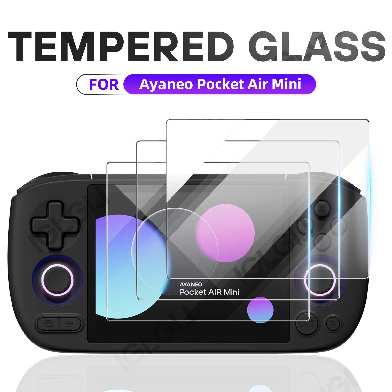

9H Tempered Glass for Ayaneo Pocket Air Mini Screen Protector HD Clear Anti-Scratch Protective Film Console Accessories