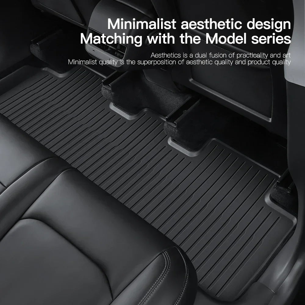 Tappetini per auto per Tesla Model 3 Y 2019-2024 tappetino antiscivolo impermeabile per auto quattro stagioni nuovi accessori per auto speciali TPE