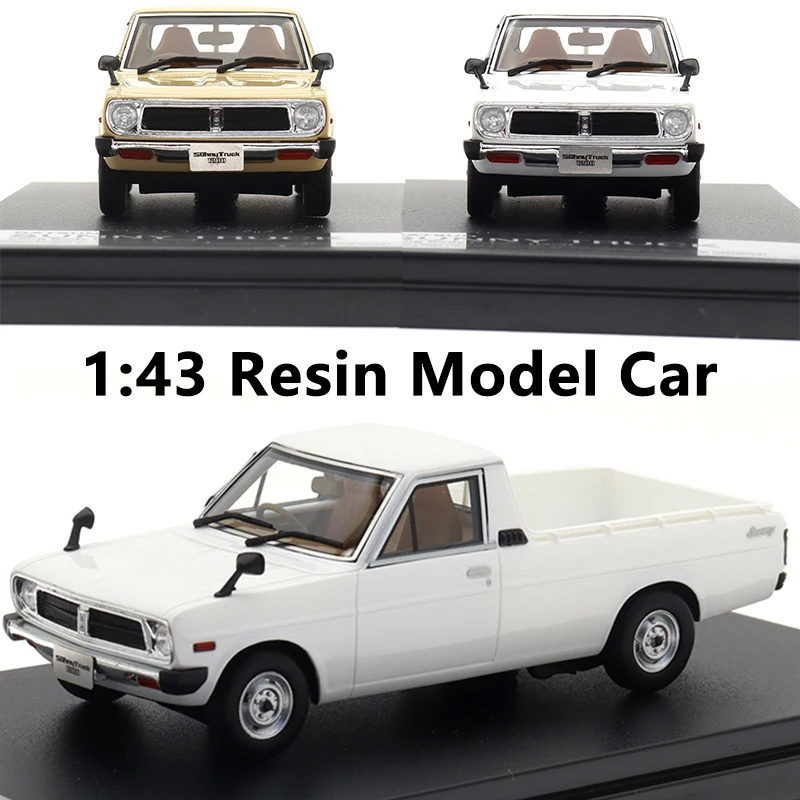 

Hi-Story 1:43 Scale Resin Model Car Datsun Sunny Truck Long Body Deluxe 1979 Classic Pickup Collectible Display Gift