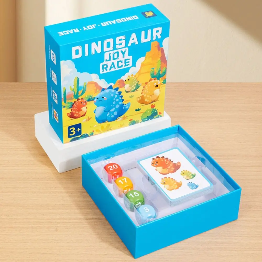

Wood Animal Joy Race Games Board Montessori Colorful Montessori Cognitive Ability Dinosaur Funny Counting Matching Games