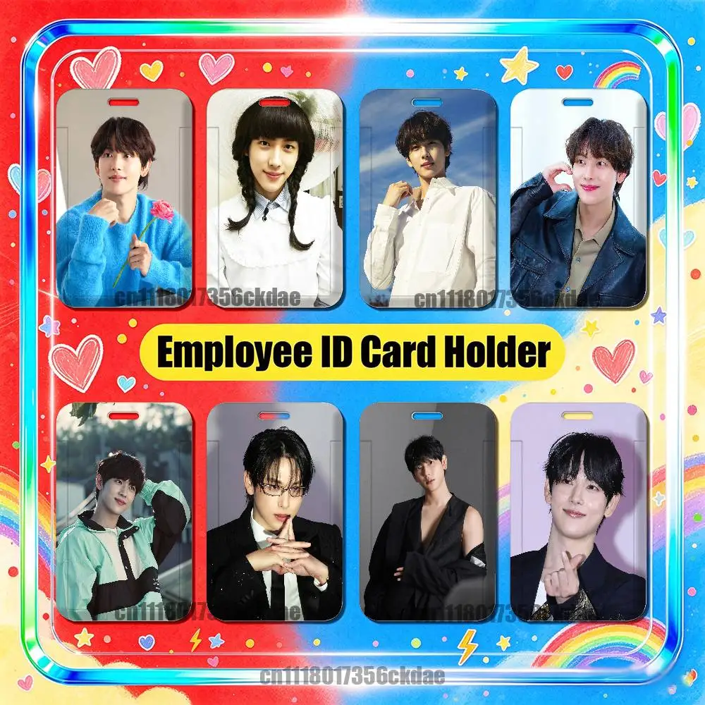 For Yim Siwan Si-wan Employee ID Card Holder Office Student Work Bank Credit Badge Decoration Case