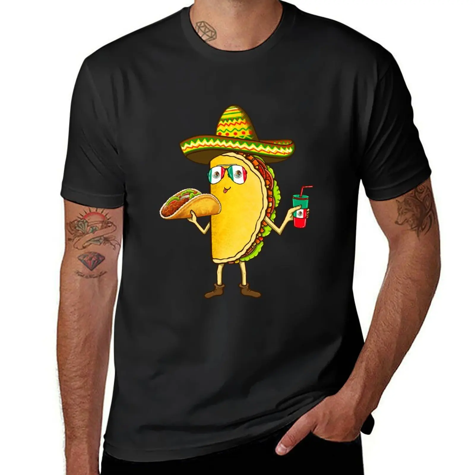 Tacos I love tacos mexican food Mexican roots, I love Mexico T-Shirt Blouse customs quick drying sweat shirts, men