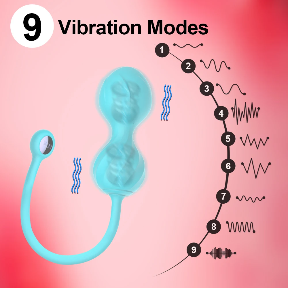 Wireless APP Control Vaginal Balls Vibator Chinese Kegel Balls Trainer for Women G-Spot Clitoris Stimulator Sex Toys for Couples