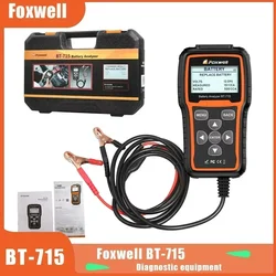 Foxwell BT715 Car Battery Analyzer 12V & 24V AGM / EFB Flat Plate Battery Tester BT715 Multi-Language update of FOXWELL BT705 A+