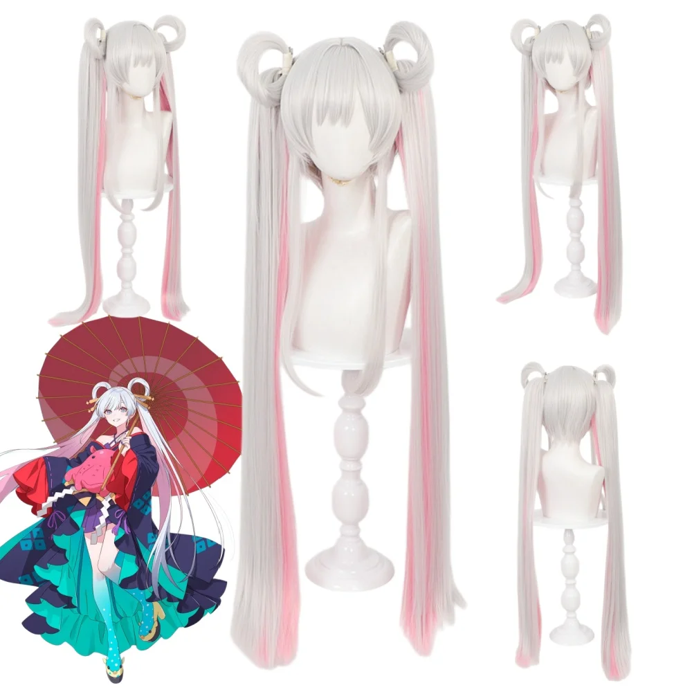 

Anime Cosmic Princess Kaguya! Runami Yachiyo Cosplay Wig Runami Yachiyo Hair Halloween Party Prop Rose Net Wigs