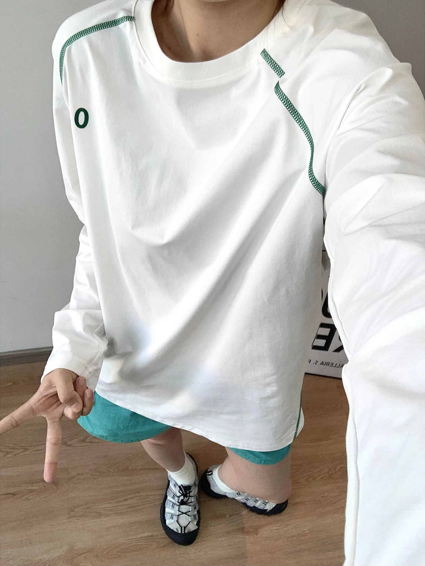 

Qui Dry Long Sve T-irt Cycling Fitn Yoga ex Sports Wear Breathable Comfortable Anti-Uv Anti-Static Lightweight