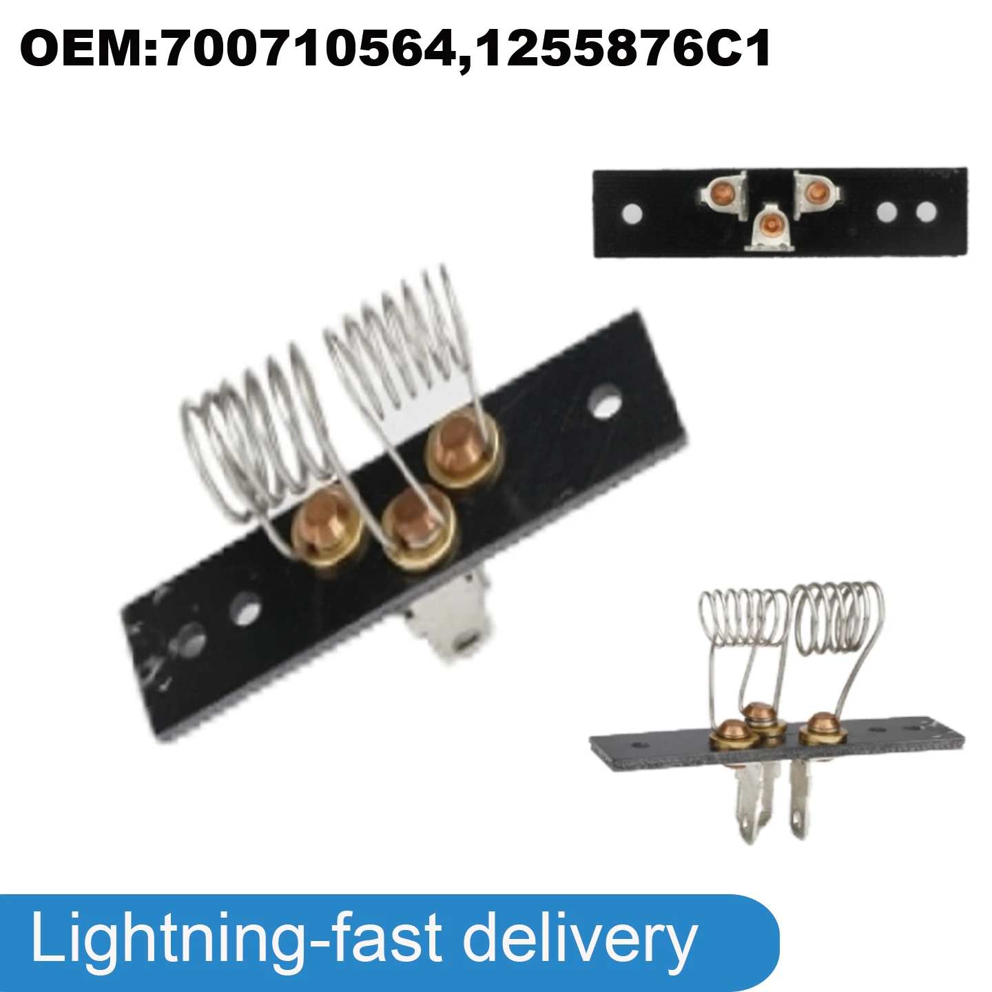 1255876C1 ;700710564 Hair Dryer Speed Resistor for Housing IH Tractor, Cotton Picker, Combination-