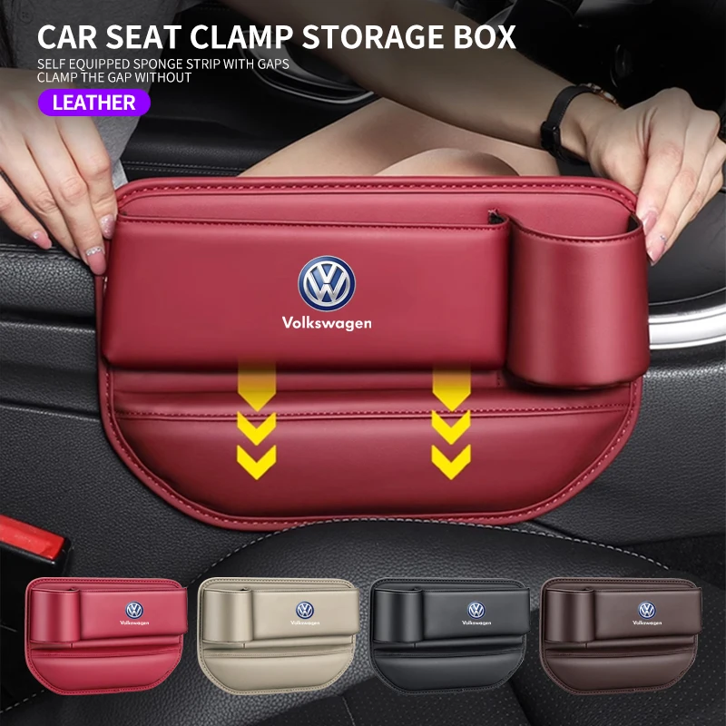 multifunctional console side storage box car interior storage bag For Volkswagen Golf Jetta Tiguan Touran TSI TDI R32 MK4 GTI