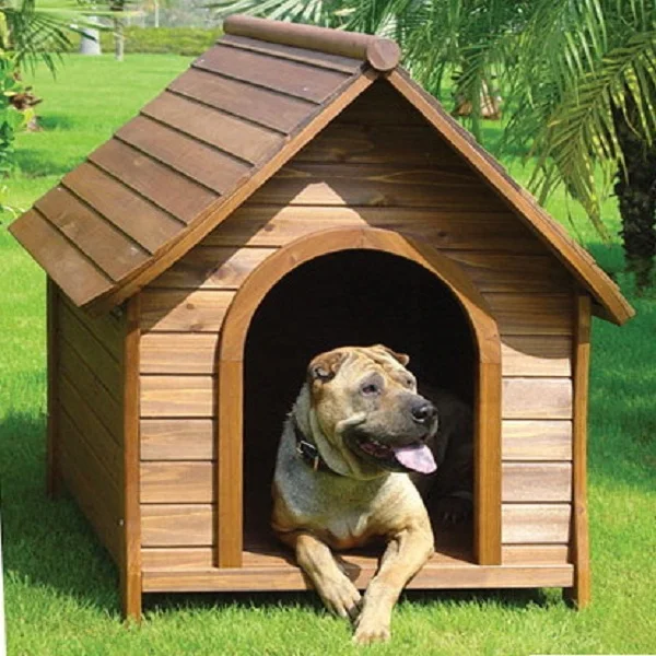 High Grade Waterproof Eco friendly Board Outdoor Wooden Dog House