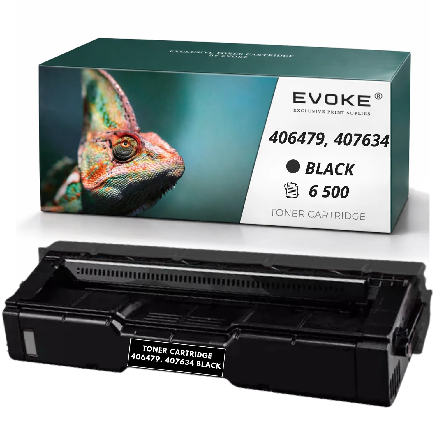 Evoke compatibele toner voor Ricoh Spc310H K 406479 407634 Spc310Hk Spc310H 406479 407634 Zwart 6500 pagina's Aficio Sp C231 C242 C310 C311 C342