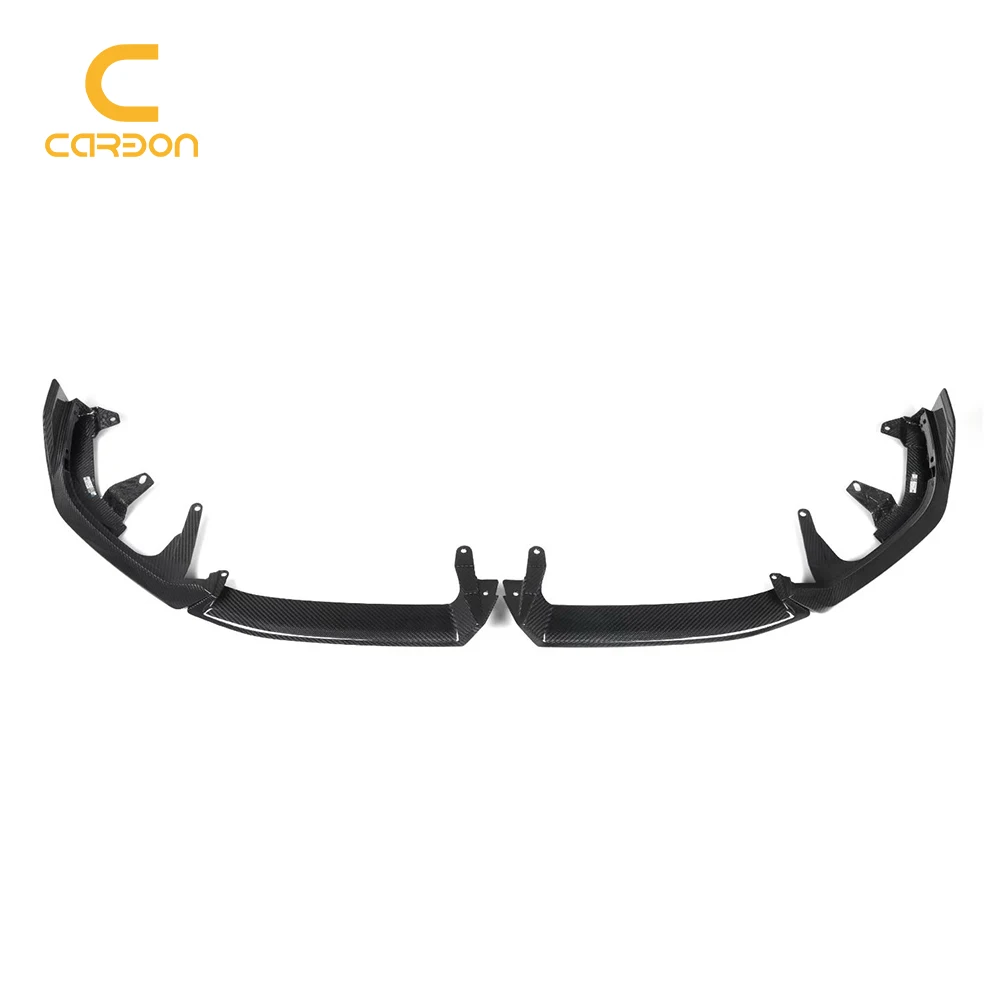 Real Carbon Fiber Front Bumper Spoiler Lip For BMW 5 Series I5 G60 2024 Car Lower Splitter Body Protector Kit