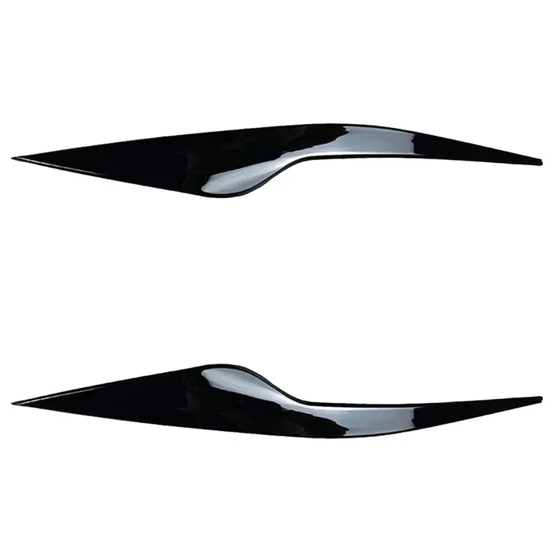 1Pair Headlight Eyebrows Trim Cover Replacement For Ford Focus MK2 C307 2008-2011 Head Light Lamp Eyelid Decorative Stickers B-X