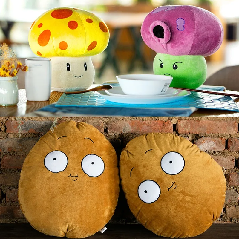 Plants Vs Zombies Game Peripheral Plush Doll Pvz Squash Cherry Cute Soft Stuffed Toys Children Birthday Gift view 5