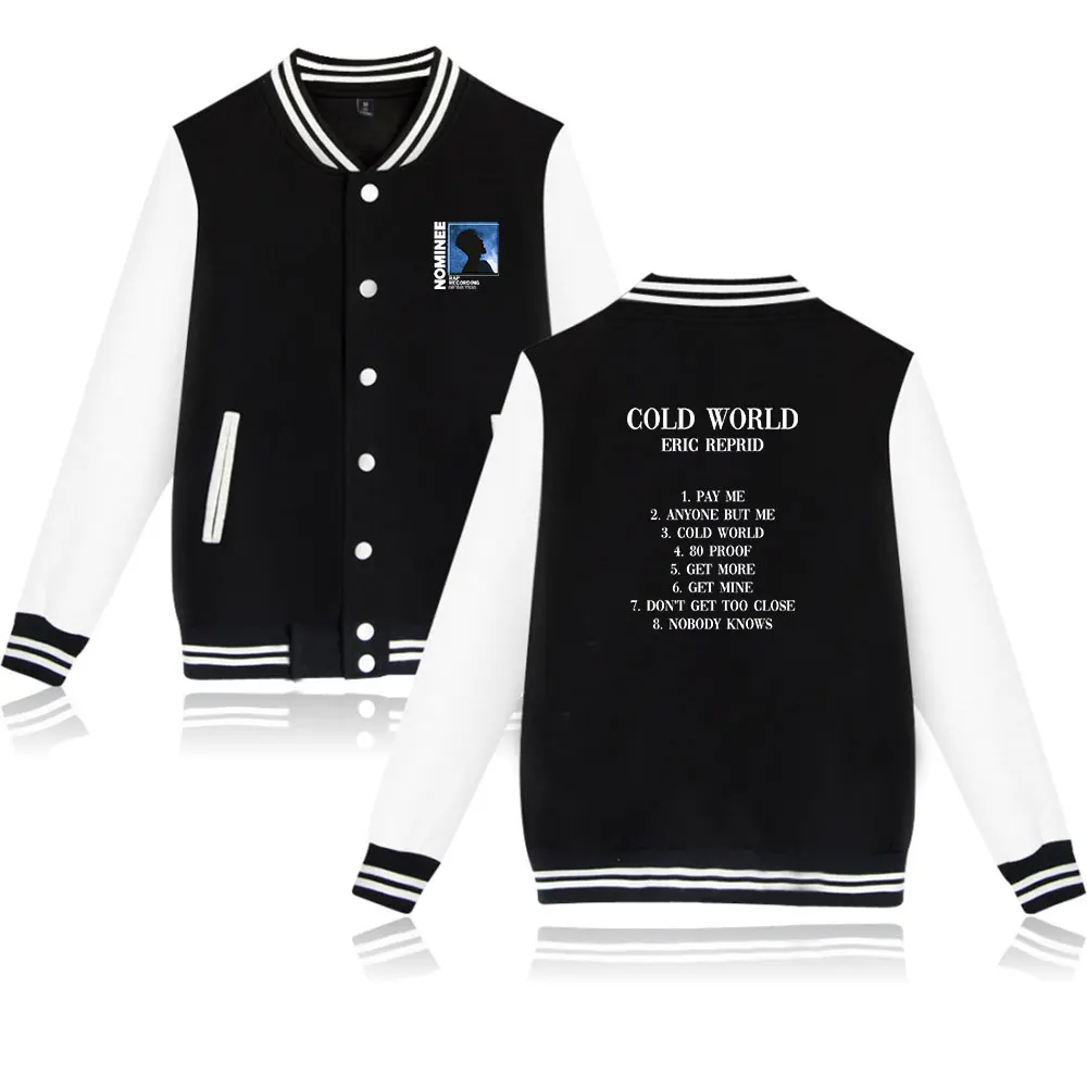 Eric Reprid Merch baseball jacket men/women hoodie long sleeve jackets