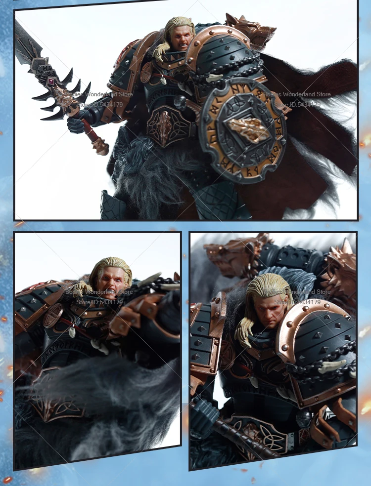 Cape en peluche Leman Russ, échelle 1/18, loups spatiaux, modèle de la Légion de la primaarque de VI, vêtements pour figurine d'action de 18cm, corps de poupée ﻿