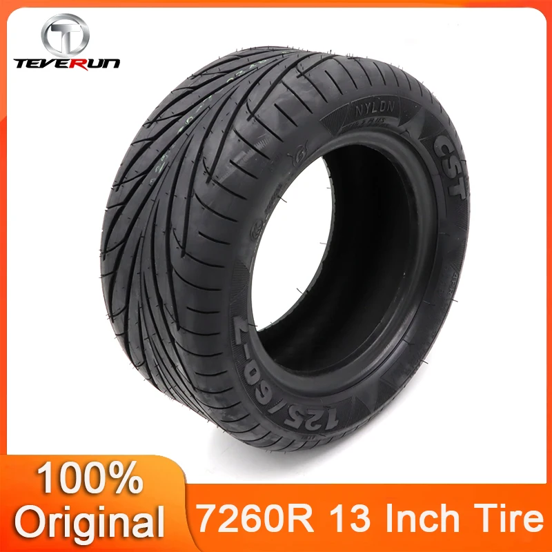 Original 13 Inch Tire For Teverun Fighter Supreme7260R Electric Scooter Tubeless Street Tire Official Accessories